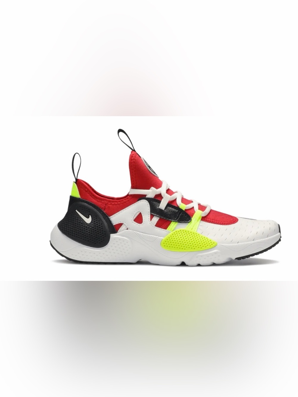 Nike Kids Red with Neon Yellow Accent Athletic Sneakers